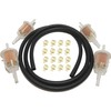 1/4 Fuel Line kits, 1.5Meter/5-Foot Fuel Line + 4Pcs Inline
