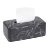 MOCHTERO Marble Pattern Tissue Box Cover,Rectangle Tissue Holders,for Bathrooms,Bedroom,Dinner Table,Office
