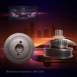 SUMHEN 594-236 Harmonic Balancer Crankshaft Crankshaft Pulley Compatible with 02-10 for Ford Explorer 07-10 for Ford Explorer Sport Trac 05-10 for Ford for Mustang 01-11 for Ford Ranger