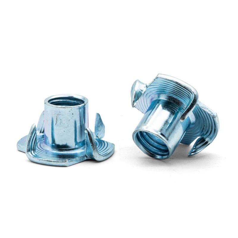 Hippo Hardware M6 (6mm X 15mm) Four Pronged T Nuts