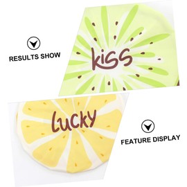 NOLITOY Elastic Bath Cap Set Pcs Lovely Fruit Design Shower Caps for Women Men Random Style