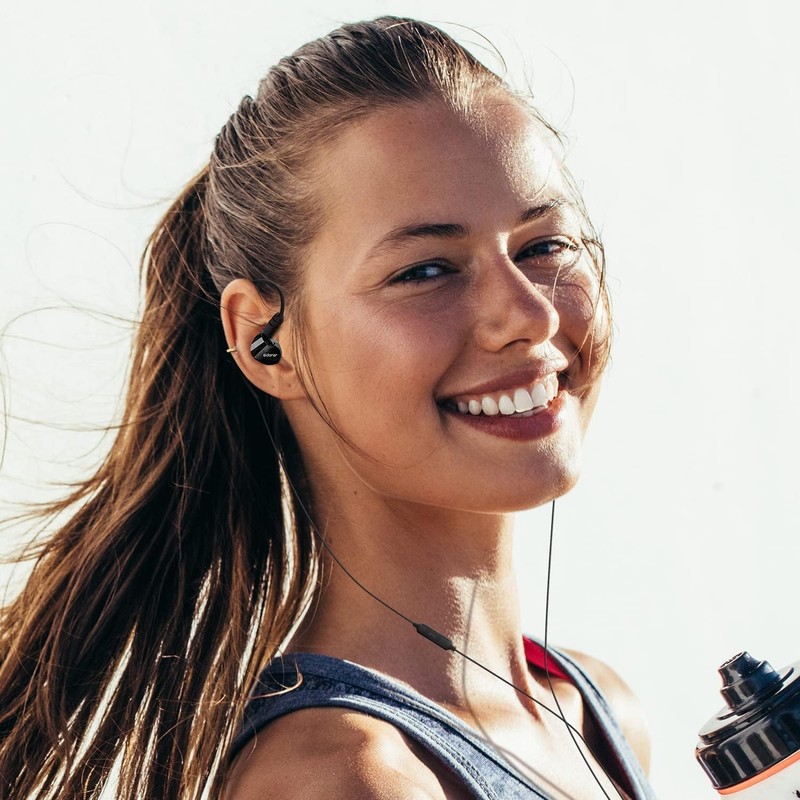 USB C Running Sports Earbud, Type C Headphones Wired Over