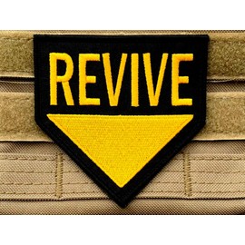 Revive Me! Patch (3.5 Inch) Hook & Loop Velkro Badge Army SpecOps Black Ops Tactical Patches