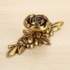 JUXYES Pack of 5 Euro Rose Decorative Cabinet Knobs with