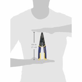 IRWIN IRWIN VISE-GRIP Wire Stripper, 8 inch, Cuts 10-22 AWG, Plier Style Nose, ProTouch Grip for Maximum Comfort (2078309)