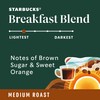 Starbucks Whole Bean Coffee, Medium Roast Coffee, Breakfast Blend, 100%