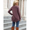 Locryz Womens Long Sleeve Pullover Tunic Tops Casual Lightweight Sweatshirts