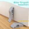 Rubber Door Stop Wedge [Set of 2] - Non-Slip Door