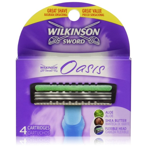 Wilkinson Sword Oasis Razor Blades - 4 Cartridges