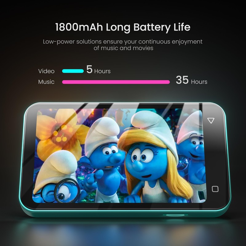 TIMMKOO 80GB Kids MP3 Player with Bluetooth, Pre-Installed Spotify, Spotify