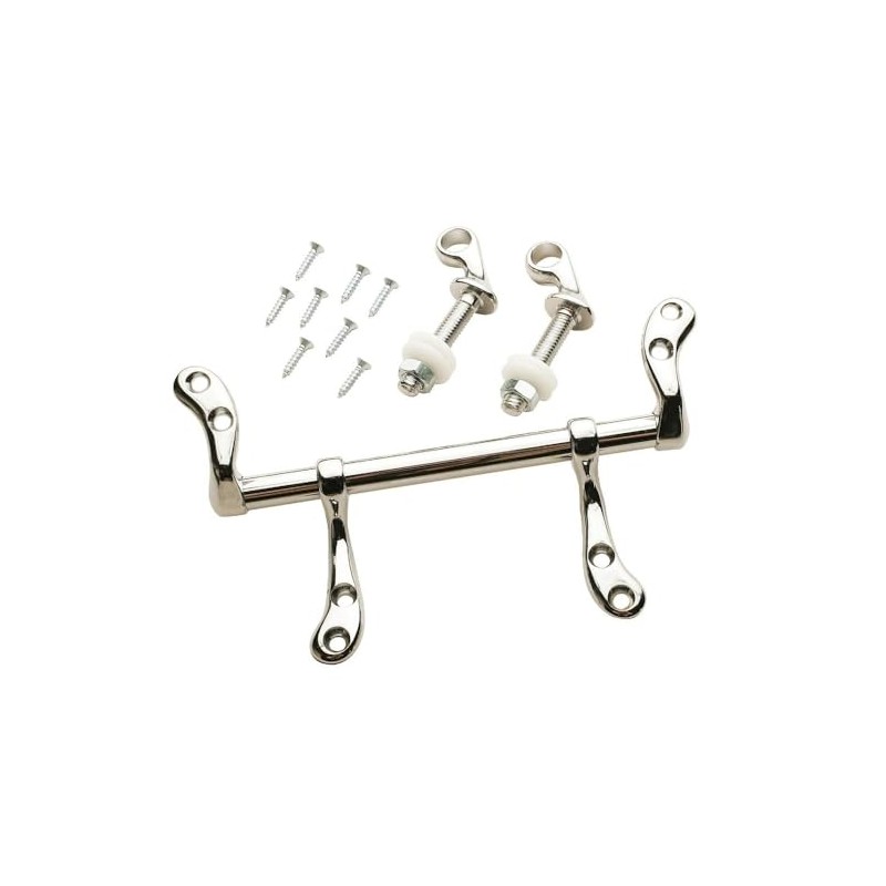 Plumb Pak/Keeney Chrome Toilet Seat Hinge (453463)