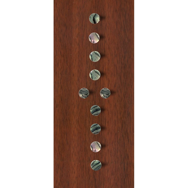 Bitterroot Inlay Set 1/4" Undersize Dots Paua Abalone 10 Piece