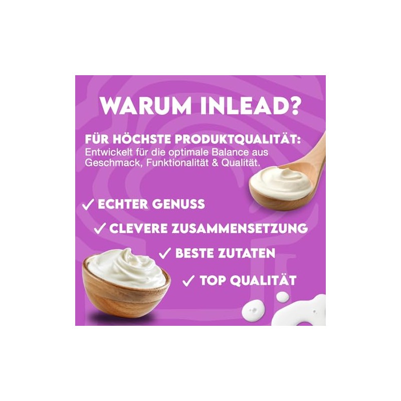 Inlead Protein Cream with 73% Protein Creamy Consistency Replaces Conventional