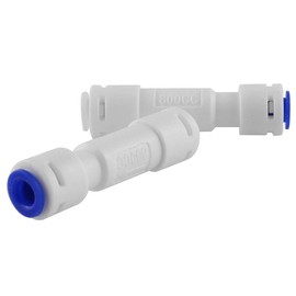 DGZZI 2PCS 1/4Inch 800CC Flow Restrictor with Quick Connect for RO Reverse Osmosis