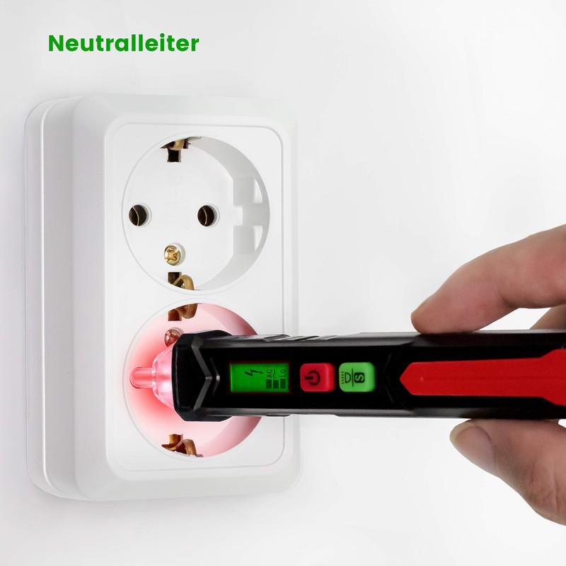 Non-Contact Voltage Tester/Phase Tester, KAIWEETS AC Current Tester Non-Contact Continuity