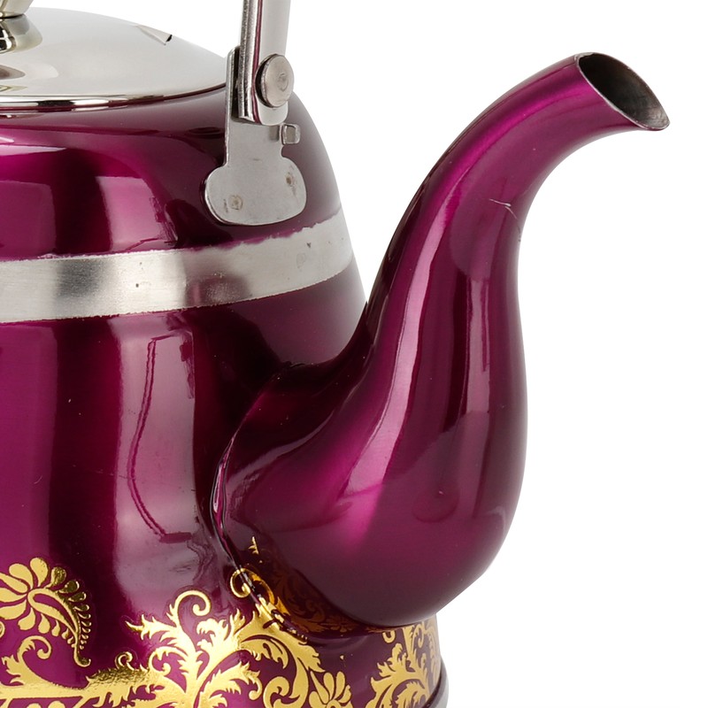 1.5L Teapot Classical Roman Tea Coffee Water Kettle Teaware Kitchen