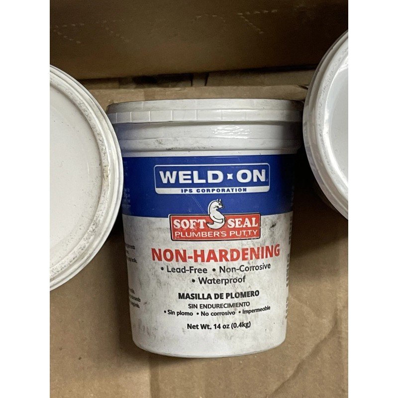Weld On Soft Seal Plumbers Putty 14oz. Qty:4