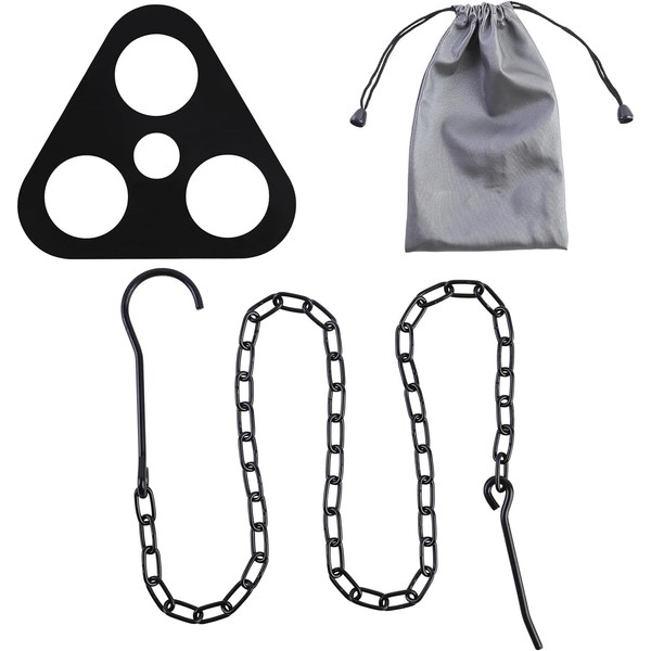 LSOSVSEU Camping Tripod Board - Turn Branches into Campfire Tripod,