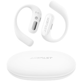 ACEFAST AceFit Air Open Ear Headphones Bluetooth 5.4 with App, Bluetooth Headphones Sport, Ultra Thin, Hardly Noticeable, Comfortable Fit, Powerful Sound, Clear Calls, Touch Control, IP55