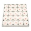 CEB Velas Tea Light Blancas Flotantes Sin Aroma 50 Piezas