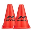 Nivia Plastic Marking Cones, Football Cones, Red, 6-inch Size
