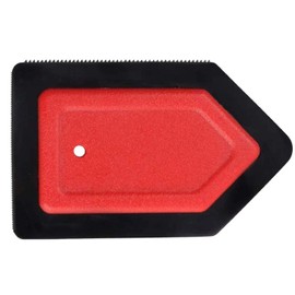 Car Interior Pet Hair Cleaning Blade, Red, Easy to Use, Removes Pet Fur and Hair from Upholstery, Seats, and Carpet, Non-Slip Grip, Durable.