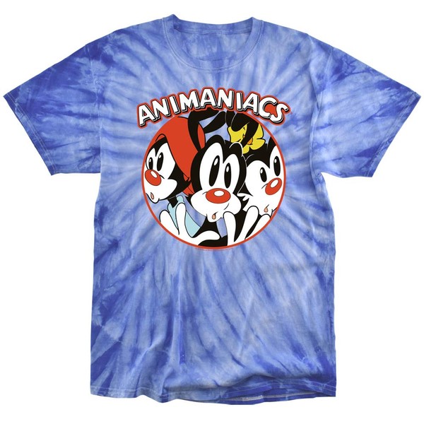 Popfunk Animaniacs Crammed Tie Dye Adult Unisex T Shirt, Medium