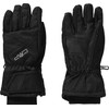 CMP - Guanti da sci in twill per bambini, Nero,