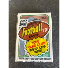 1988 Topps Football Cello Pack Possible Bo Jackson Rookie RC Sealed Mint Packs