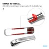 Chrome Door Handle Covers Set with Driver Side Key Hole