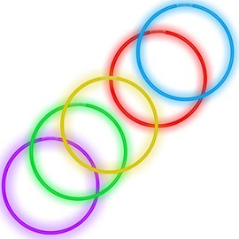 Windy City Novelties | 22-Inch Multi-color Glow Stick Necklaces I Best for New Year's party, Glow Parties, Raves, EDM Concerts, Pool, Beach, Boat Parties & DJ Sets | For both Men & Women (Pack of 50)