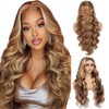 SISHAIRRO Premium 4/27 Colored Honey Blonde Human Hair Wigs Body