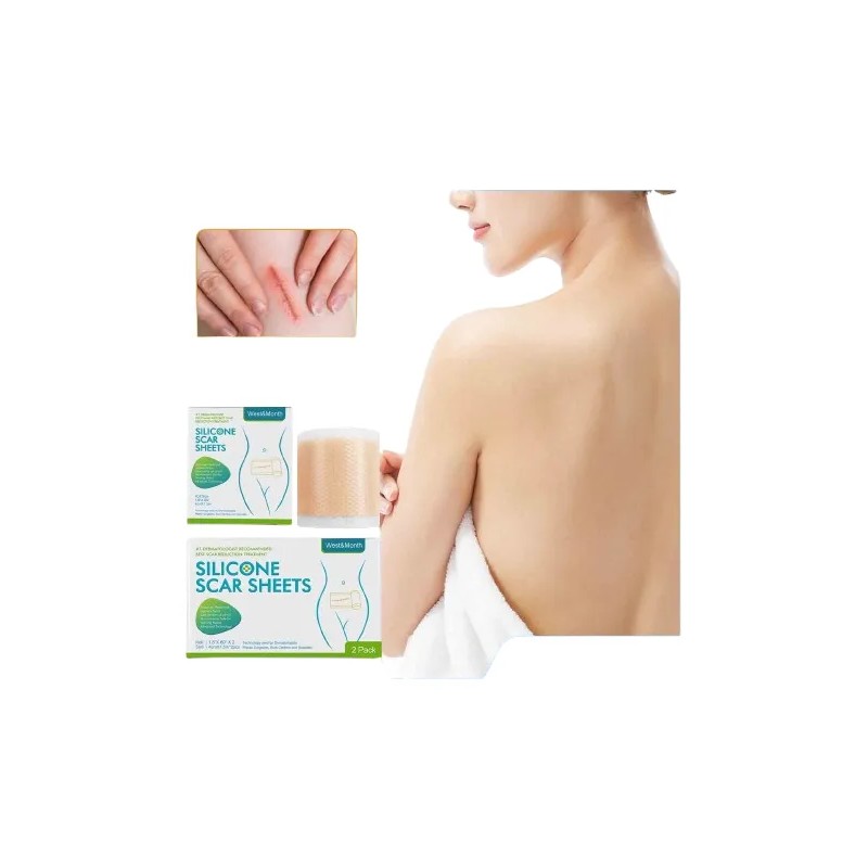 Cinta Adhesiva Para Cubrir Cicatrices| Parche en Gel de Color