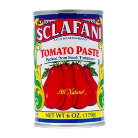 Gus Sclafani Fine Italian Imports Tomato Paste 6 oz nt wt ea (48 Pack)