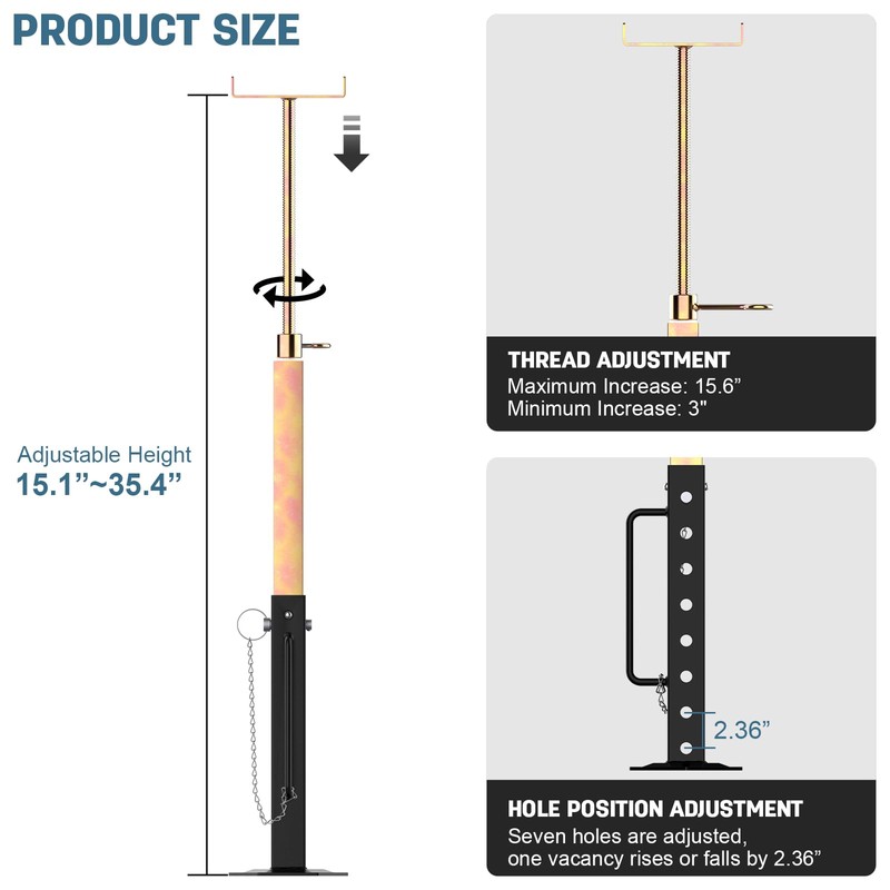 RV Slide Out Support Jacks, Camper Slide Out Supports Stabilizer