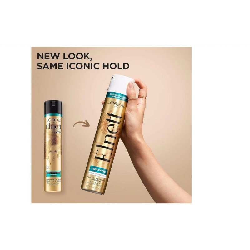 L'Oreal Paris Elnett Satin Extra Strong Hold Hairspray, 11 oz,