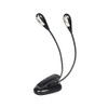 Ailenyun Double-Head Clip Light/Reading Light/Night Light Clip for Table, headboard