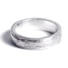 Brushed 100% Pure Tin Ring, Inscribed 'Ten Years' - 10