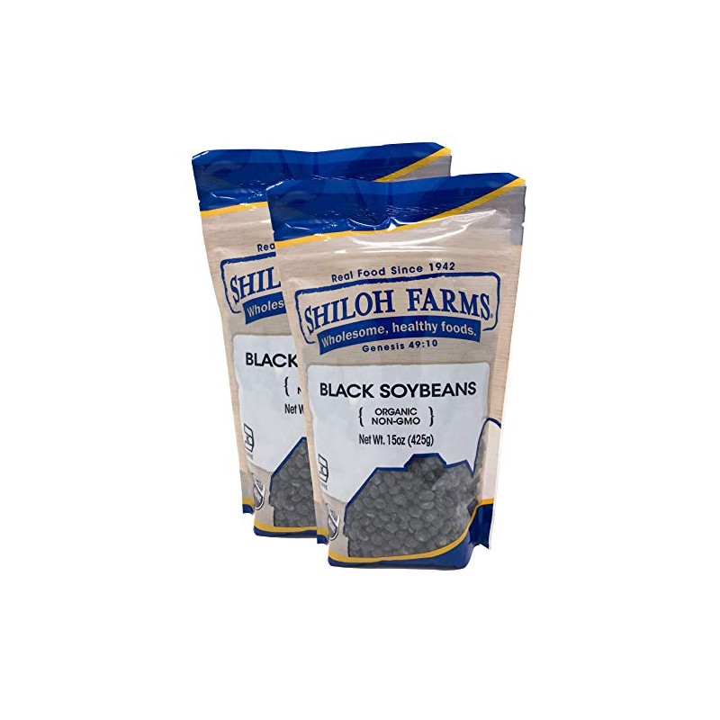 Shiloh Farms - Organic Black Soybeans 2 pack - 15
