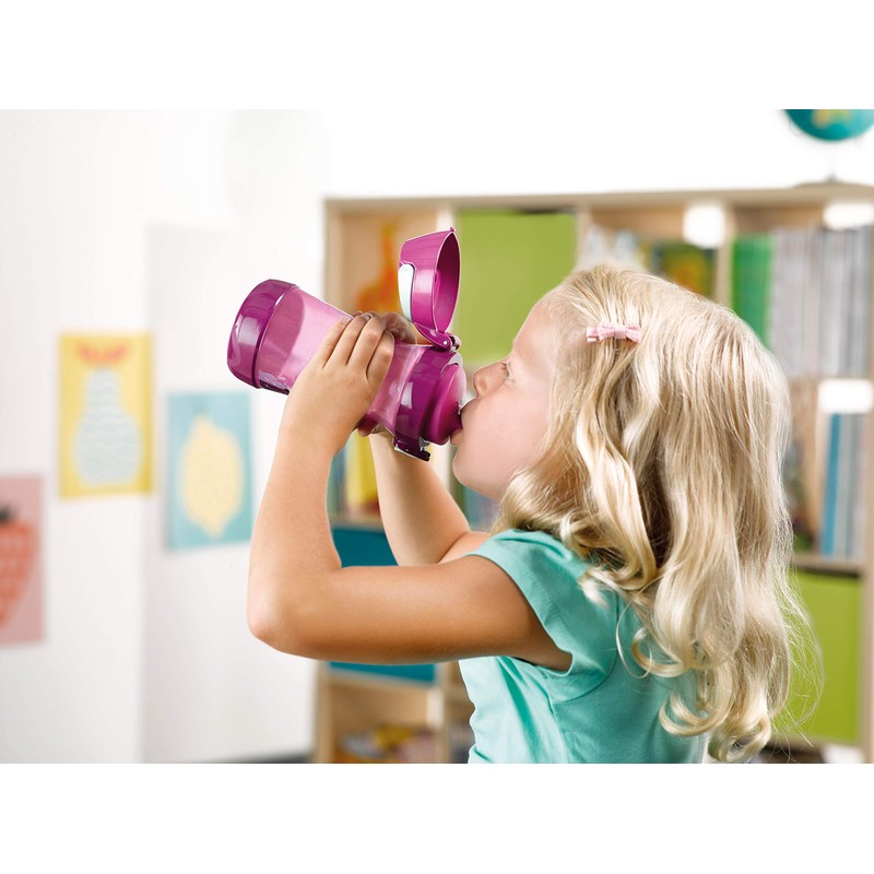 Maped Picnik Concept 871617 Spillproof Water Bottle, 19.6 oz, Blue