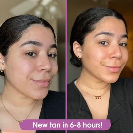 GLEOW- Gotas autobronceadoras para el rostro con crema revitalizante, gotas autobronceadoras para el rostro con crema revitalizante, autobronceador