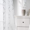 Kotile Tree Voile Curtains 90 Drop - White Sheer Curtains