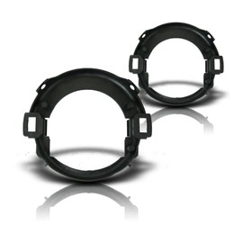 YLT AUTO Front Bumper Fog Light Bezel Covers Insert Cover Fit for Nissan Frontier 2010-2019 Front Bumper LED Fog Light Lamp Bracket Cover Pair