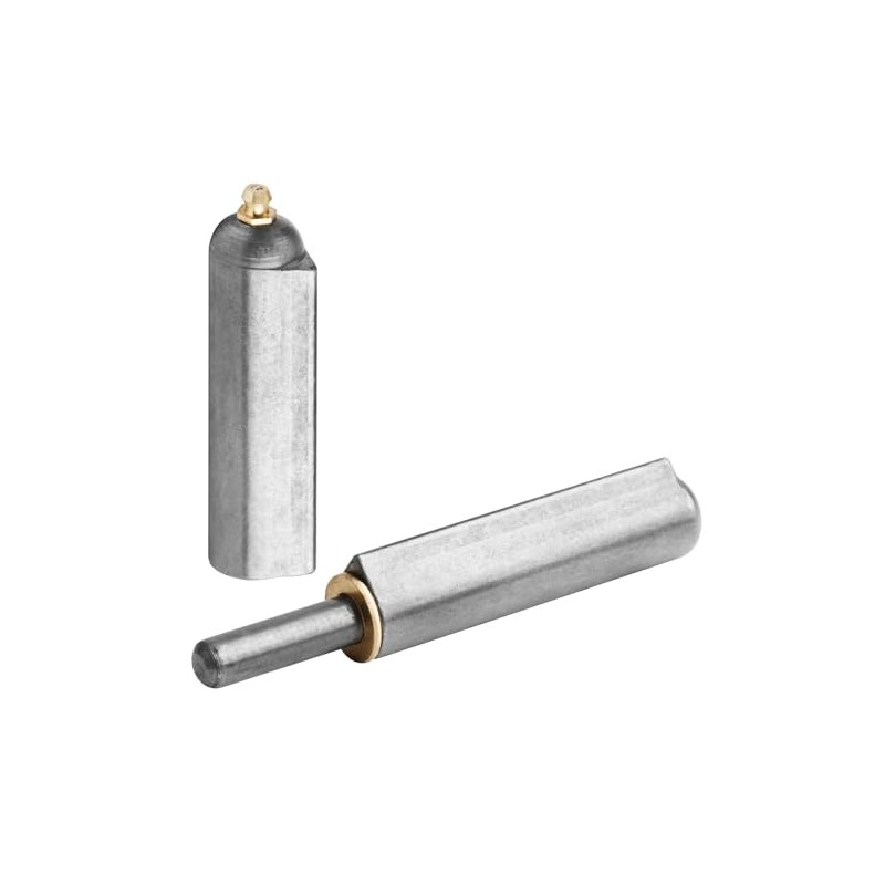 MOUNTAIN_ARK 4 Pack 7" Weld On Bullet Hinges with Grease
