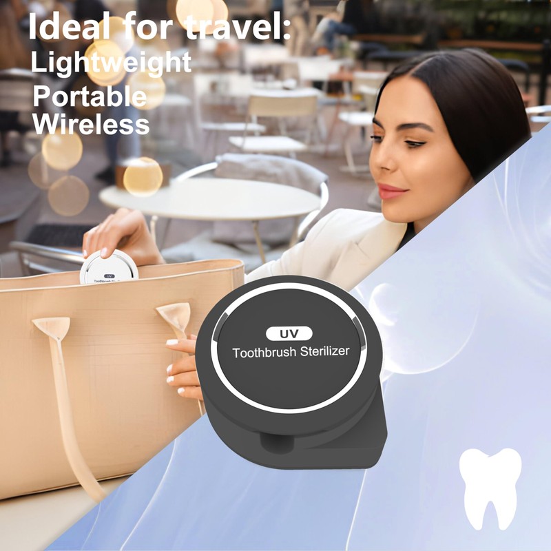 Toothbrush case Holder, Toothbrush cleaner and Holder Cover Caps with