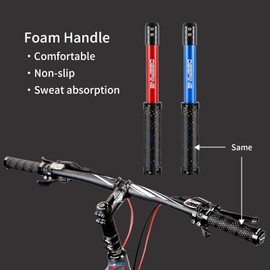 DEEFIINE Carbide Tipped Wood Lathe Turning Tools Set, Lathe Rougher Finisher Swan Neck Hollowing Tools and Interchangeable 19.5"Soft Grip Handle with Diamond Round Square Carbide Inserts(Red、Blue)