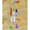 Simple Houseware Bathroom Hanging Shower Head Caddy Organizer, Chrome (22