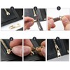 Black Zipper Pull Replacement Zipper Repair,Slider Pull Tab, for Luggage