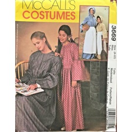 McCall's Costumes 3669 Misses' Prairie Costumes Sewing Pattern, Size 8-22