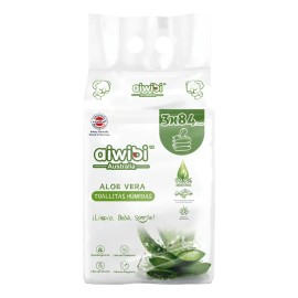 Toallitas Húmedas Aiwibi Bebé Aloevera Extract 3 Pack 252 Pz